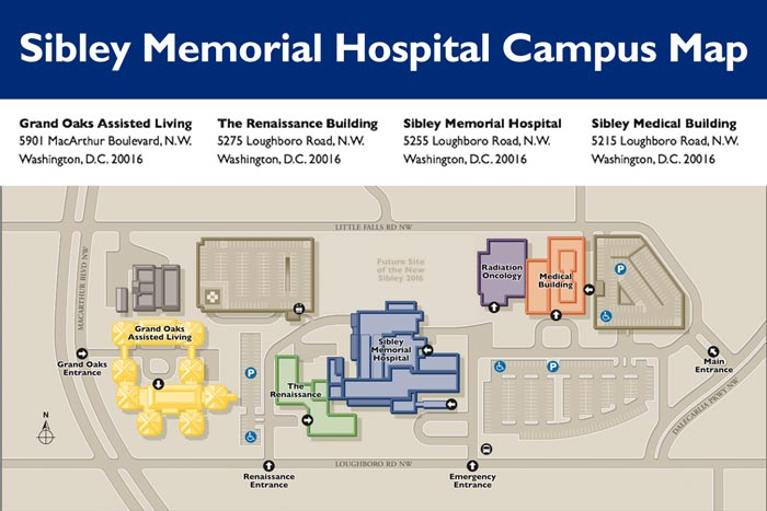 Sibley Memorial Hospital Campus Maps